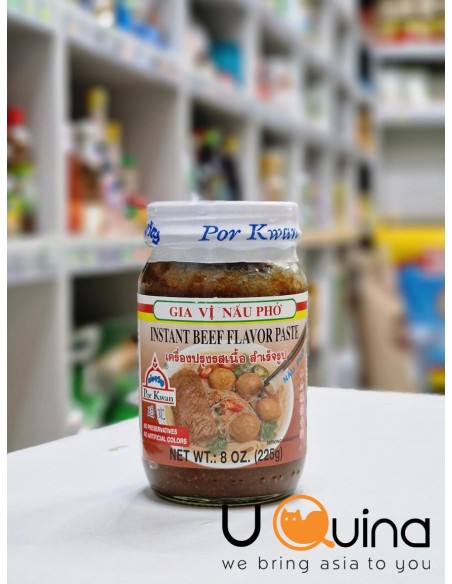 Por Kwan Instant Beef Flavor Paste 225g